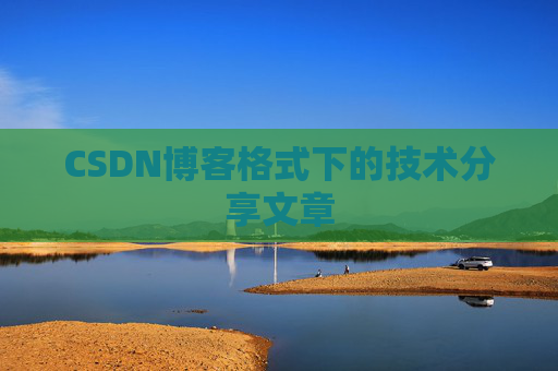 CSDN博客格式下的技术分享文章